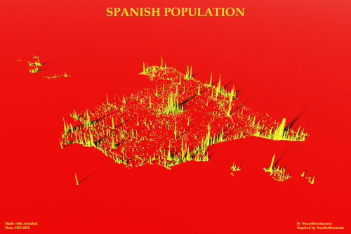 population espagnole vue du sud est