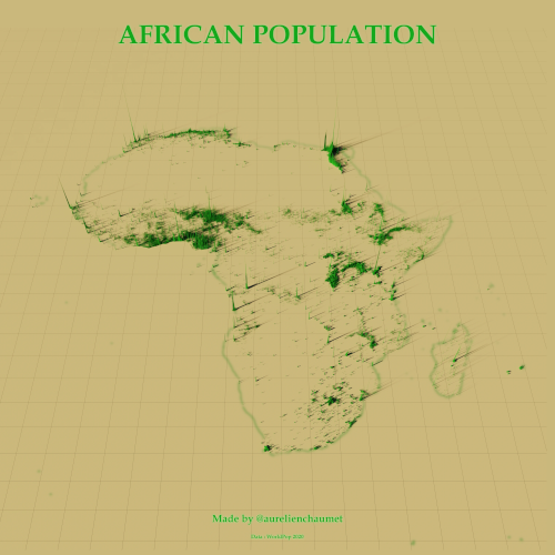 africa population borders