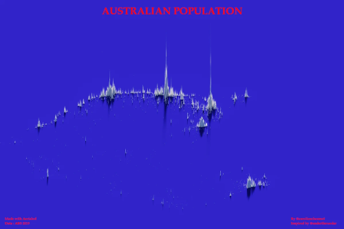 australia population view west