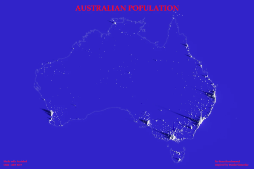 australie population frontières