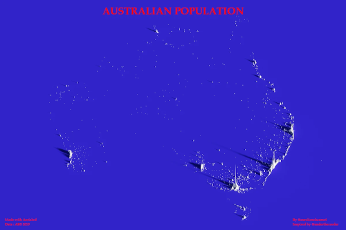 australia population without border