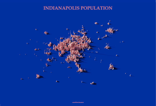 indianapolis population red